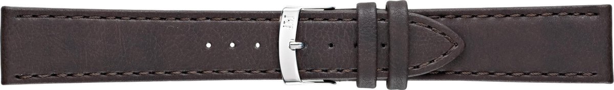 Morellato Horlogebandje - Morellato horlogeband X3686 Abete - leer - Bruin - bandbreedte 20,00 mm