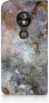 Motorola Moto E5 Play Standcase Hoesje Design Marmer Grijs