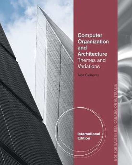 Computer Organization And Architecture | 9781111987084 | Alan Clements ...