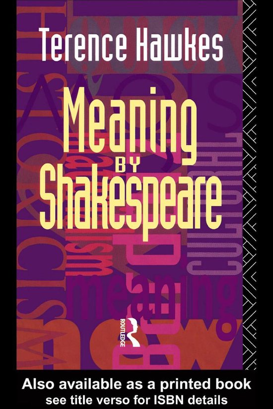 Meaning by Shakespeare - cover