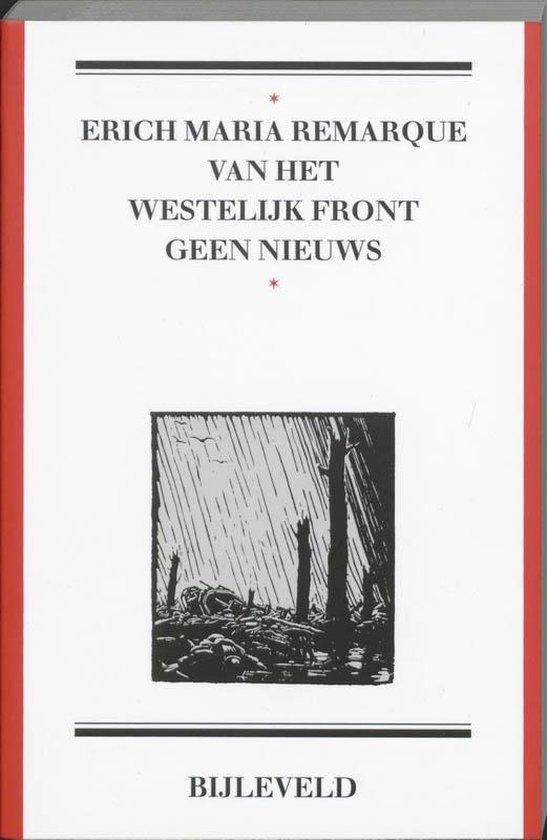 Cover van het boek 'Van het westelijk front geen nieuws' van Erich Maria Remarque