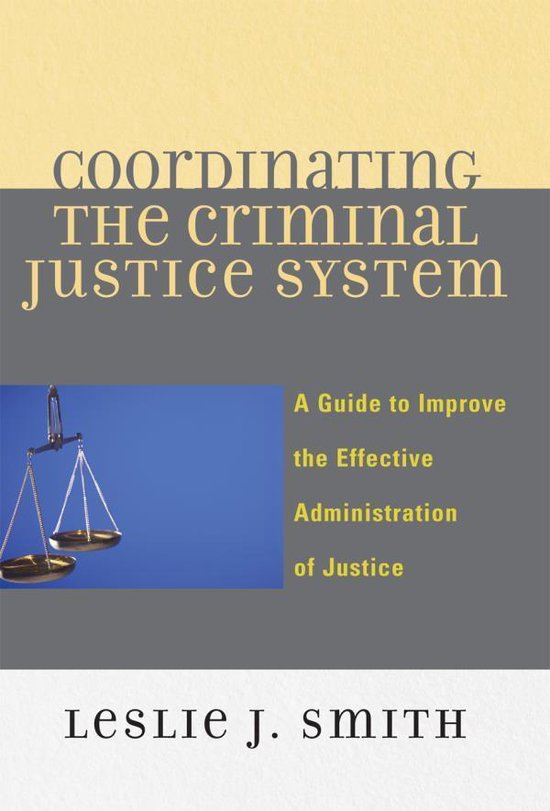 Coordinating the Criminal Justice System - cover
