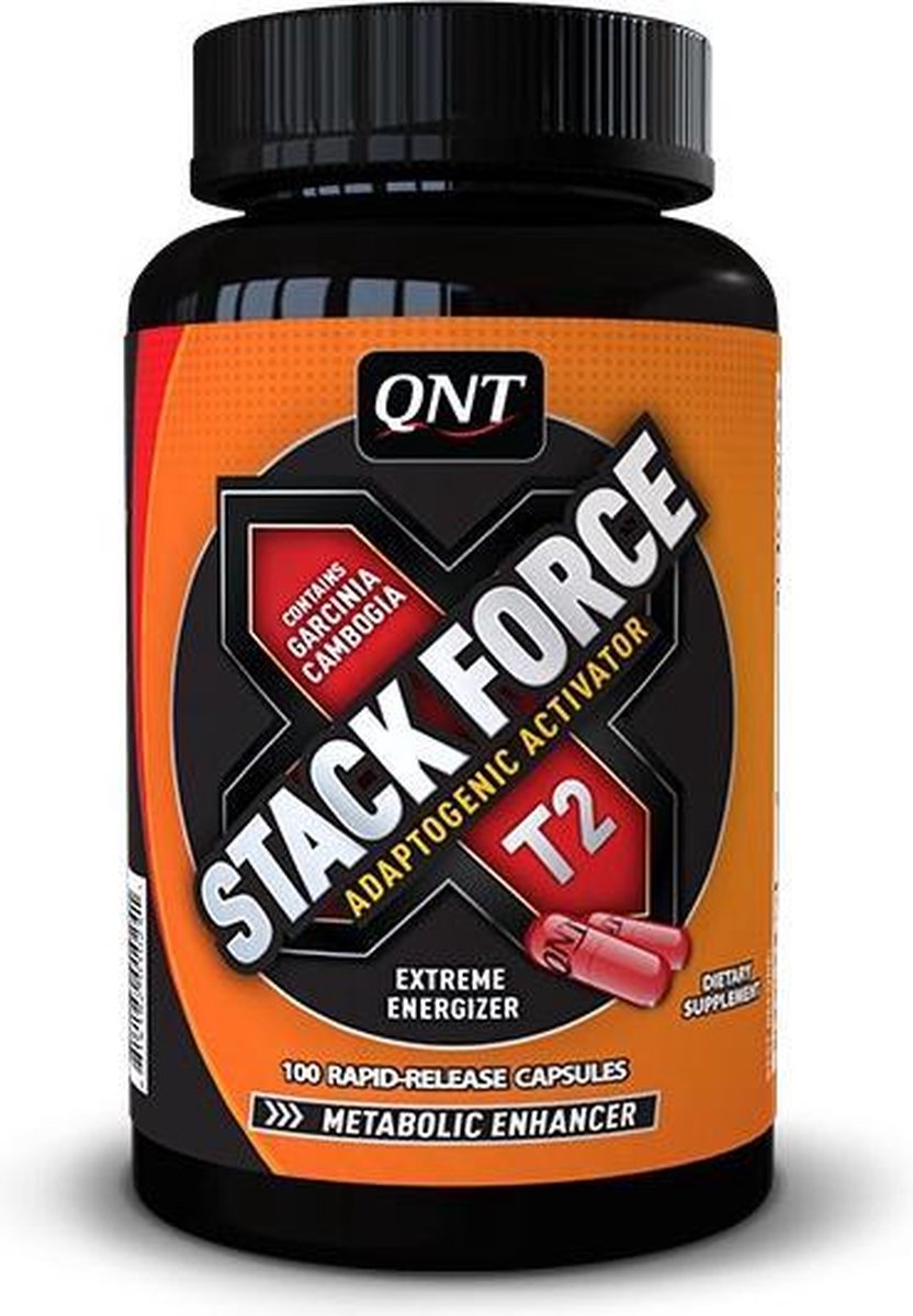 QNT | Stack Force Thermogenic Fat Burner | 100 Caps | 1 x 100 caps | Snel afvallen zonder poespas!