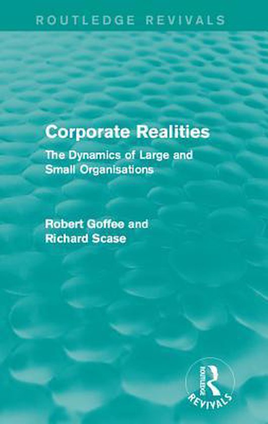 Routledge Revivals - Corporate Realities (Routledge Revivals ... - cover