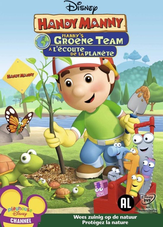Cover van de film 'Handy Manny - Manny's Groene Team'