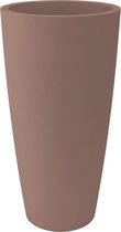 Bloempot Buiten Hoog Rond Style 36cm POEDERBRUIN Nicoli