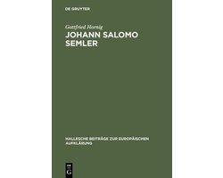 Johann Salomo Semler | 9783484810020 | Gottfried Hornig | Boeken | bol.com