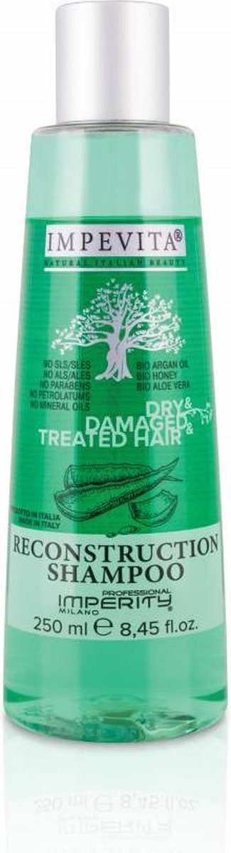 Imperity Impevita Reconstruction Shampoo - 250ml - Beschadigd Haar - Organic - Argan Olie