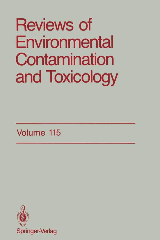 Reviews of Environmental Contamination and Toxicology 115 -  ... - cover
