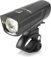 XLC Fransisco fietsverlichting - LED koplamp - USB - Zwart