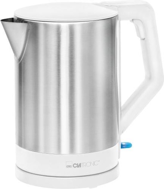 Clatronic WKS 3692 - Waterkoker - 1,5 l - Roestvrijstaal Wit - 2200 W