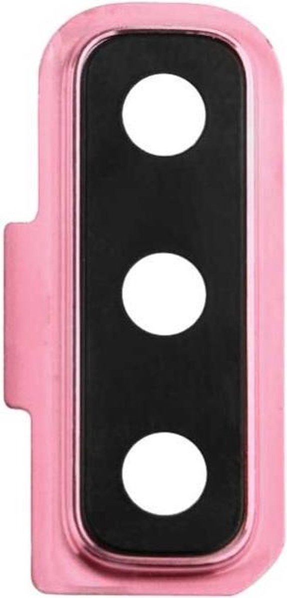 Voor Samsung Galaxy A7 2018 A750 A750F achter camera lenscover met lens - Roze goud