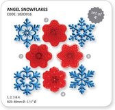 PME Uitstekerset - sneeuwvlokken - 40 mm