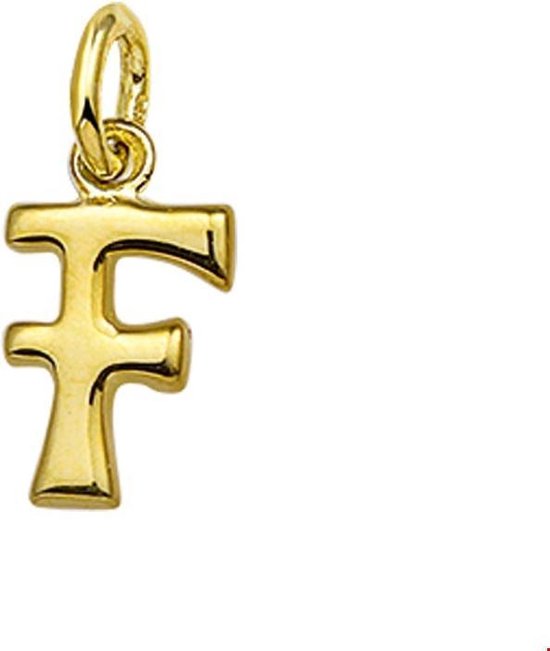 Foto: Huiscollectie bedel letter f goud