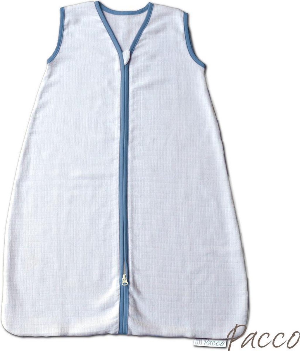 Pacco zomerslaapzak hydrofiel 70 cm blauw