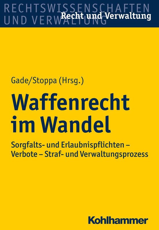 Waffenrecht im Wandel - cover