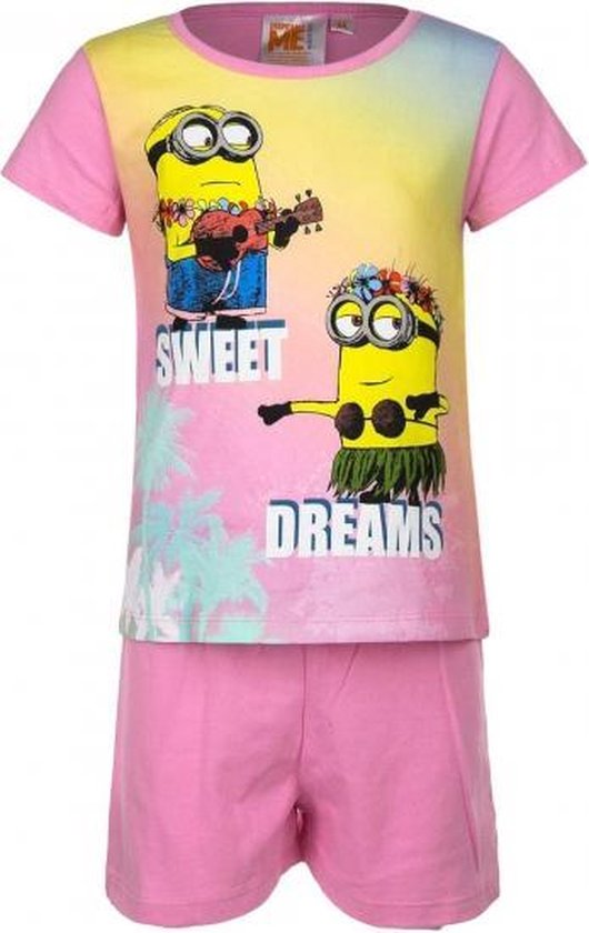 Minions sweet dreams korte pyjama meisjes 98 | bol.com