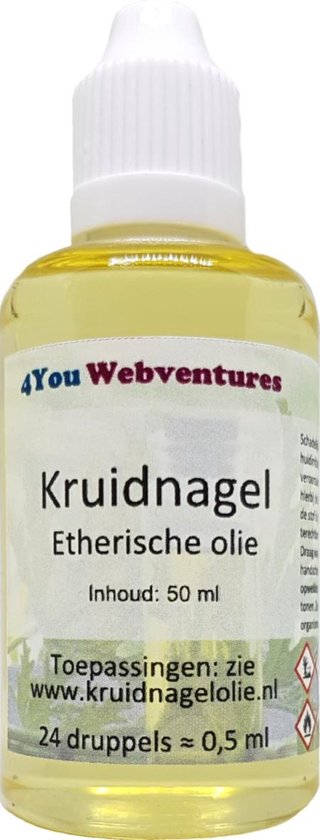 Pure etherische kruidnagelolie - 50 ml - etherische olie - essentiële olie
