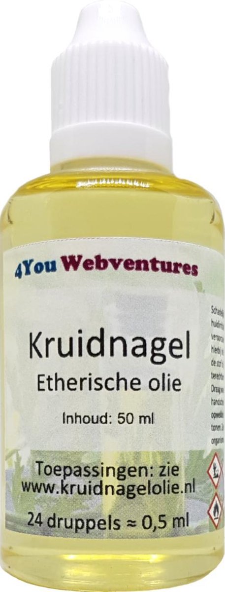 Goedkoopste Pure etherische kruidnagelolie - 50 ml - etherische olie - essentiële olie
