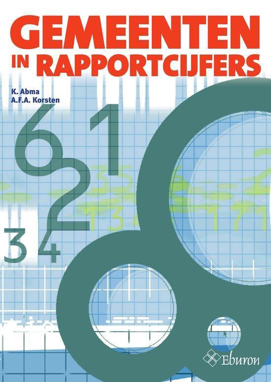 Cover van het boek 'Gemeenten in rapportcijfers' van K. Abma en A.F.A. Korsten