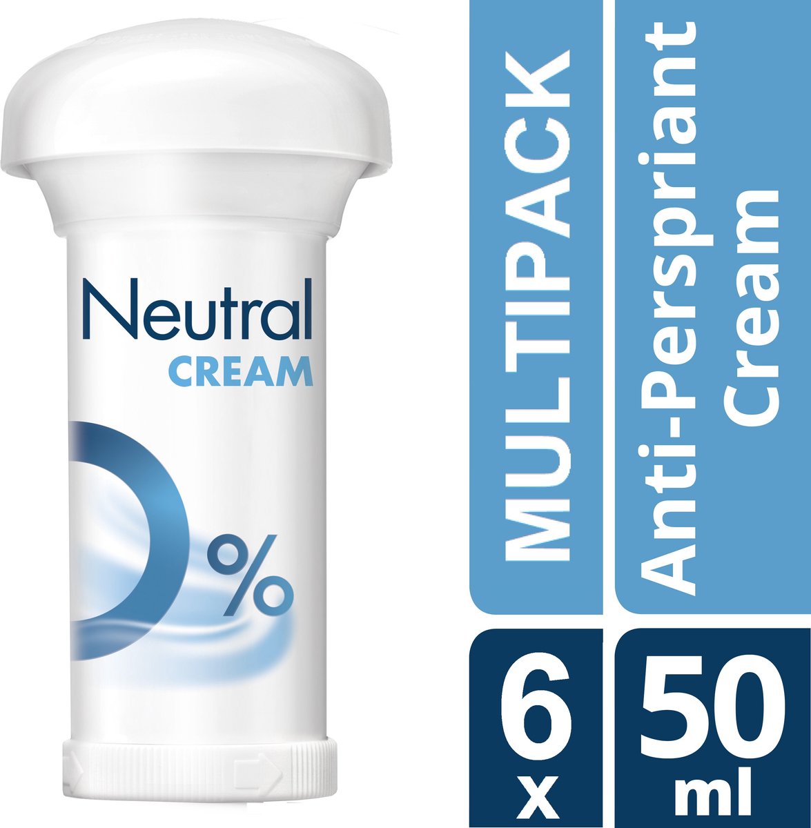 Neutral Parfumvrij - 6 x 50 ml - Deodorant Stick - Neutral