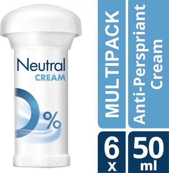 Neutral Parfumvrij - 6 x 50 ml - Deodorant Stick