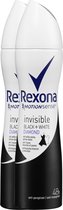 Rexona Women Invisible Diamond Deodorant Spray- 6 x 200 ml - Voordeelverpakking
