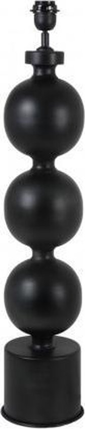 Lampvoet tafellamp zonder kap ballen bollen bal bol zwart zink 17x17x70cm  staande lamp | bol.com