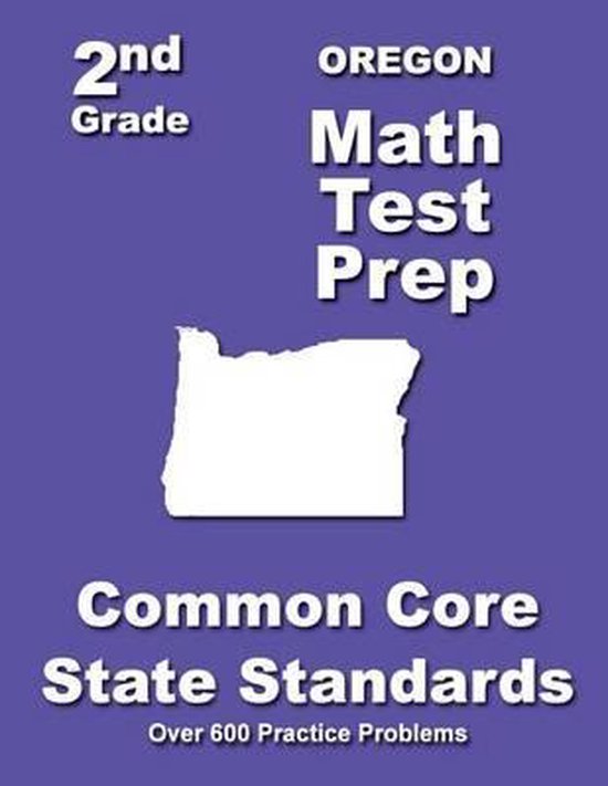Oregon 2nd Grade Math Test Prep - cover