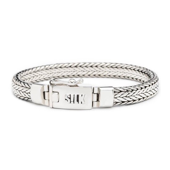 SILK Jewellery - Zilveren Armband - Alpha - 324.20 - Maat 20,0