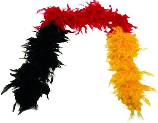 Boa En Plumes Orange Pour Adulte - Déguisement Carnaval, Soirée à Thème Et Festivals - 12