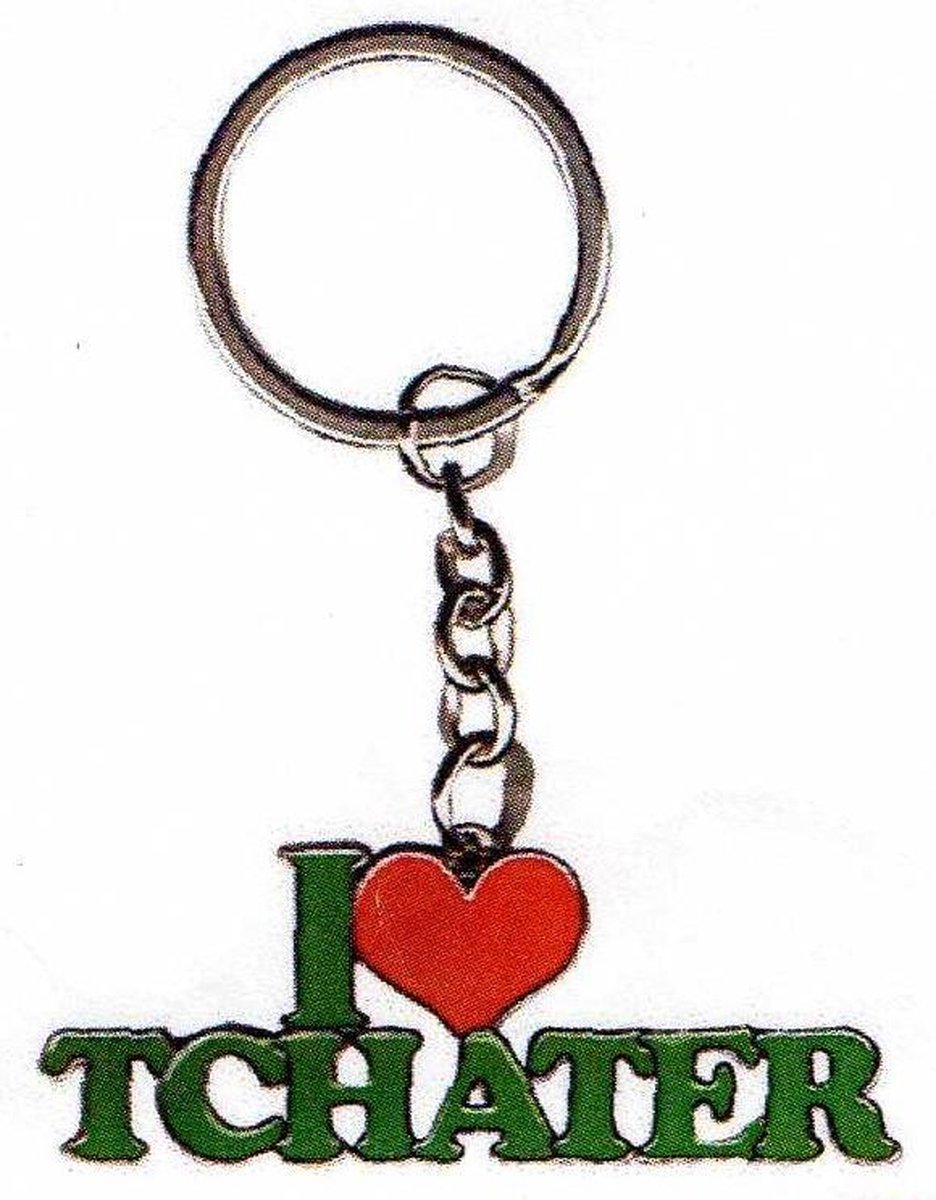 sleutelhanger I love tchater