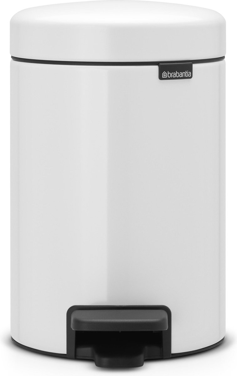 Goedkoopste Brabantia NewIcon Prullenbak - 3 liter - White