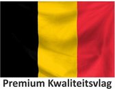 Belgische Vlag Premium Belgie 20x30cm - Kwaliteitsvlag - Geschikt voor buiten