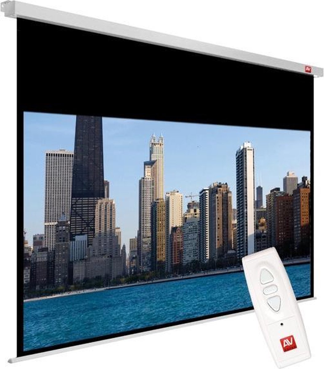 Avtek International Video Electric 200 4:3 Zwart, Wit projectiescherm