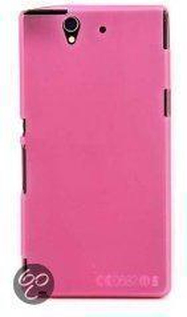 Sony Xperia Z silicone gel hoesje roze + screenprotector!