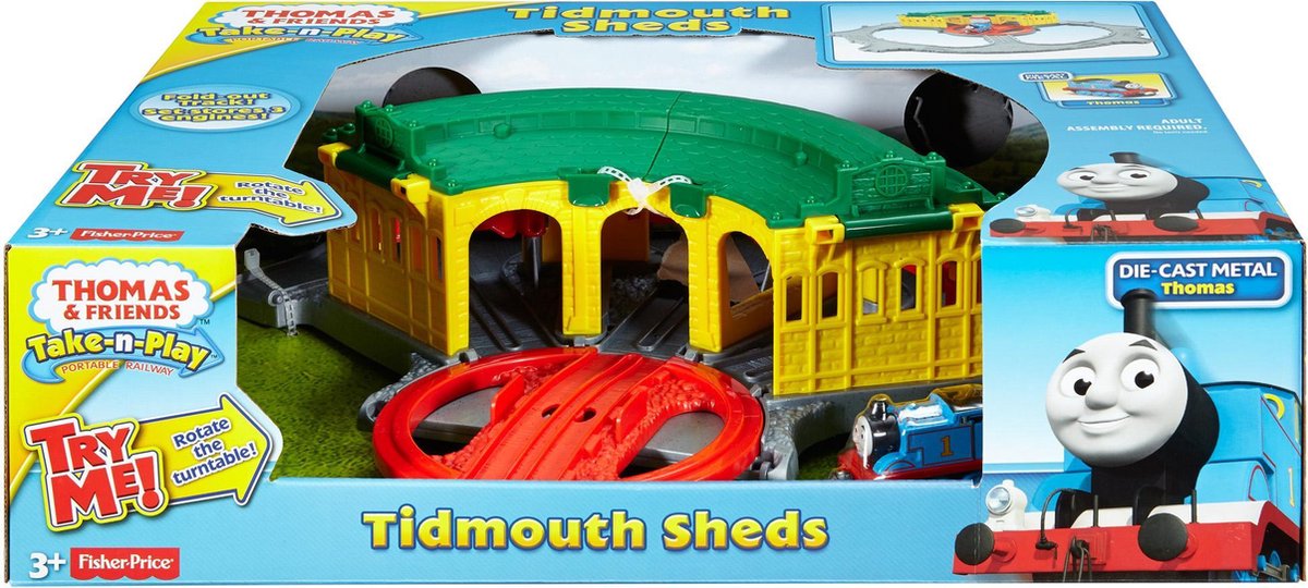 Thomas de Trein Take-N-Play New Core Tidmouth Shets Speelset | bol.com
