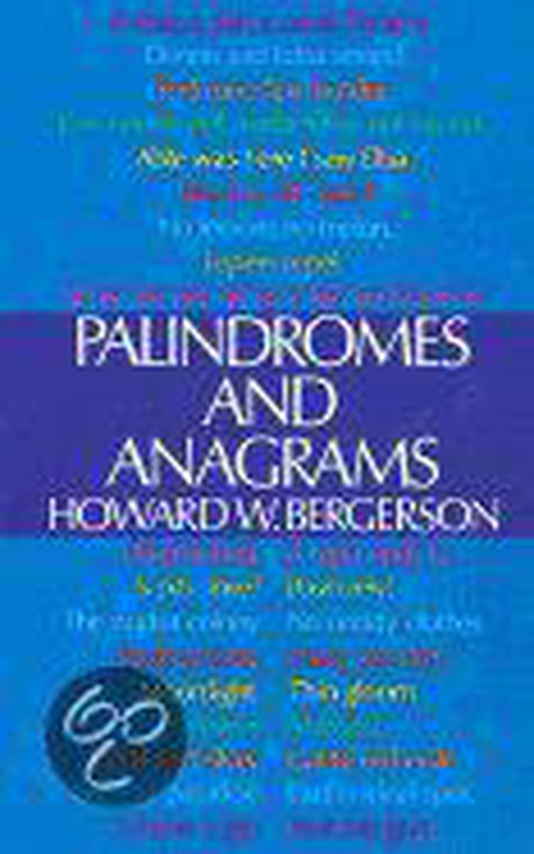 Palindromes And Anagrams
