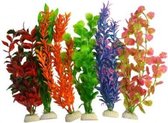 Super Fish Aquarium Plantjes - Diverse Kleuren - 6 stuks - 30 cm