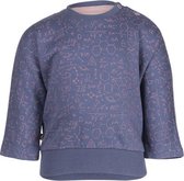 Noeser sweater Belle Batwing science blue/pink Maat: 68