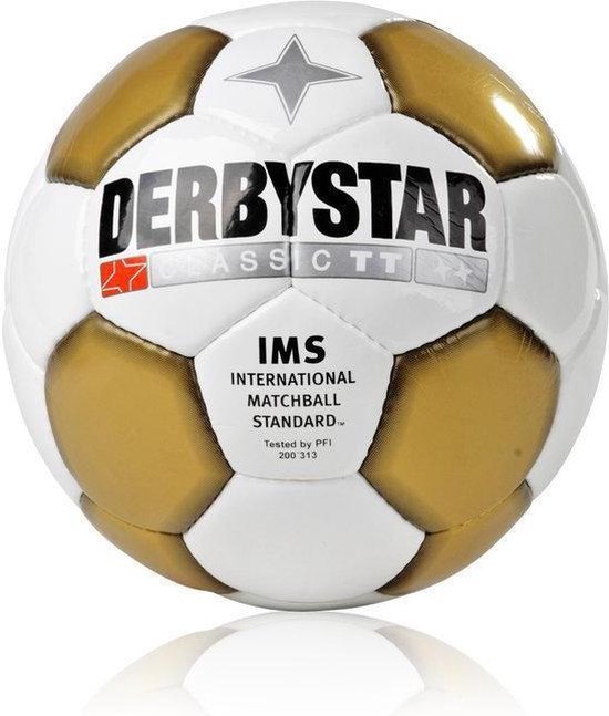Buurt Kwadrant verzameling Derbystar Classic TT - Voetbal - 5 - Wit / Goud | bol.com
