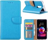 LG K10 2018 portemonnee hoesje - Turquoise