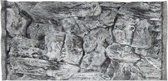 Aquarium-Terrarium achterwand type Rock Grijs 80*40 in 1 deel
