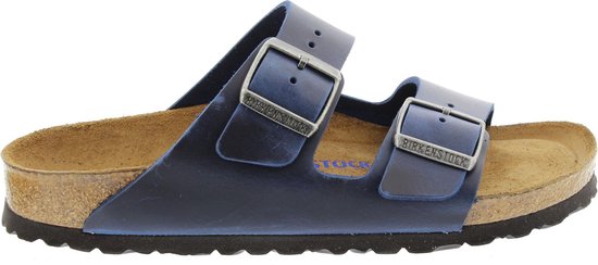 Birkenstock Slippers - Maat 43 - Unisex - donkerblauw