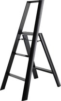Hasegawa Design Ladder  - Zwart - 3-staps - Lucano ML