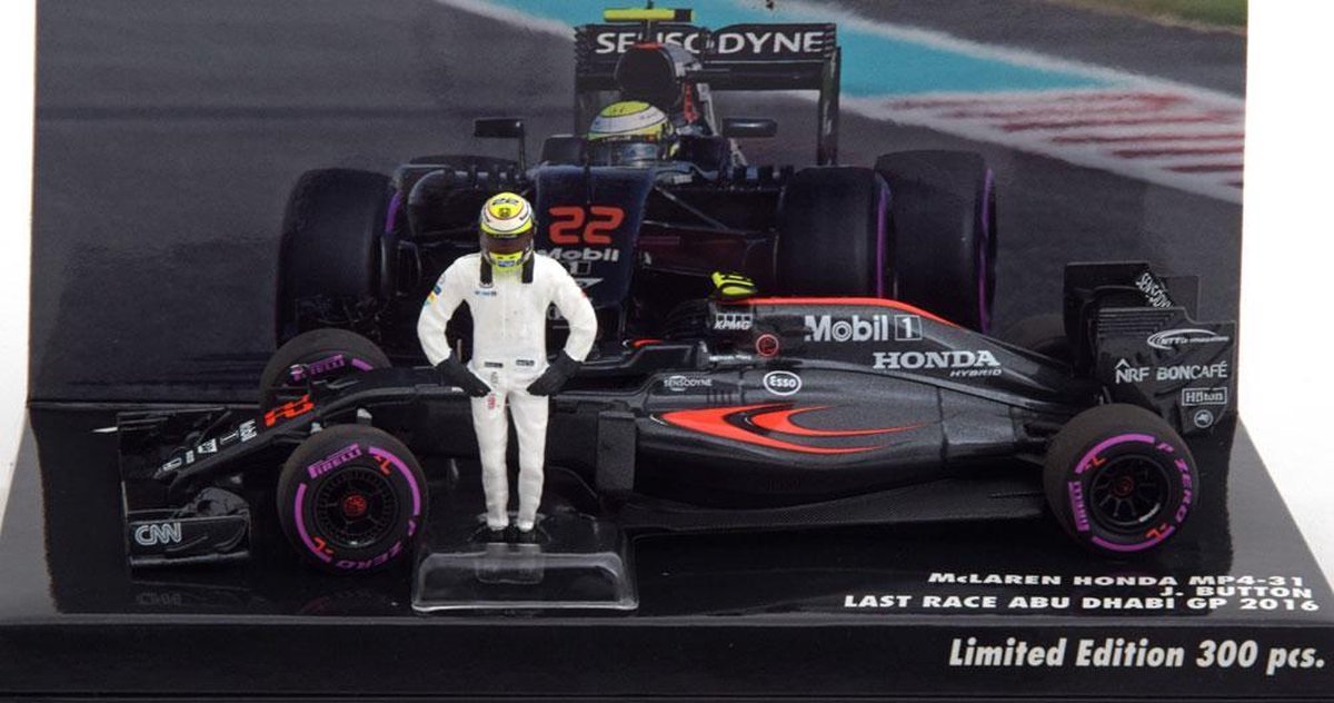 McLaren Honda MP4-31 J.Button Last Race Abu Dhabi GP 2016