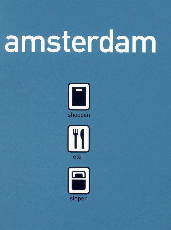 Cover van het boek 'Amsterdam shoppen, eten, slapen'