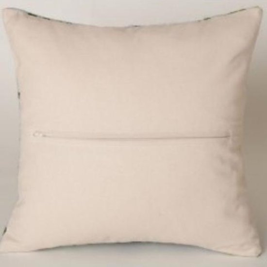 Thea Gouverneur Cross Stitch Kit Pillow Back with Zipper - 23.5999 - Beige - Katoen - Broderie pour adultes