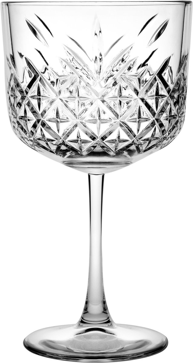 Verres à Vin Pasabahce Diony – Lot De 6, 23 Cl, Verre Transparent, Forme Tulipe, Lavable Lave-vaisselle