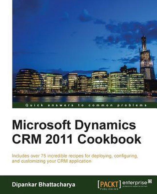 Microsoft Dynamics Crm 2011 Cookbook - cover